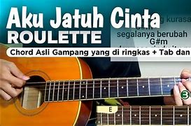 Chord Gitar Aku Menyedari Telah Jatuh Cinta